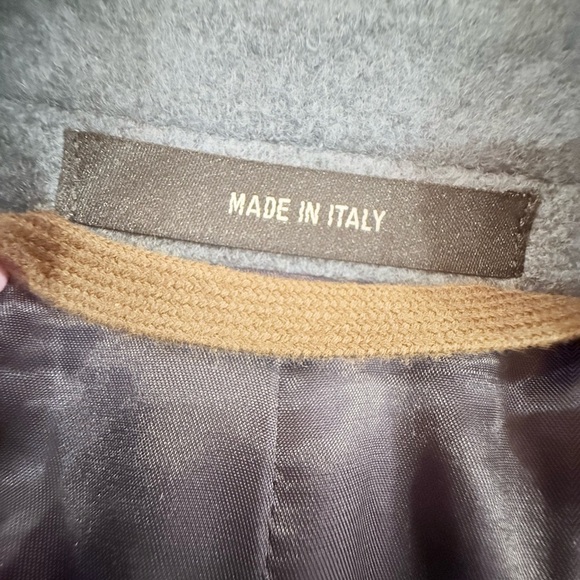 Todd Snyder Light Blue Double-Breasted Light Boucle Italian Wool Overcoat NWT - Picture 10 of 12